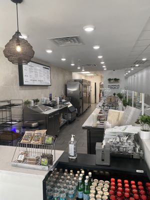 Kitchen/counter area  at Hummus Republic in Morristown