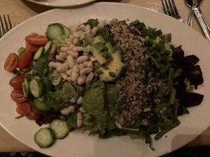 Vegan Cobb salad  at The Cheesecake Factory in San Francisco