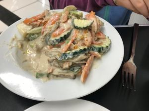 Satay Vege Duck at Silver Gully in Yass