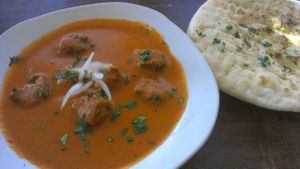 Vegan "butter" chick'n at The Doshi House Cafe in Houston