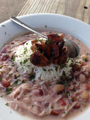 Thai red curry (one of their specials) at The Doshi House Cafe in Houston