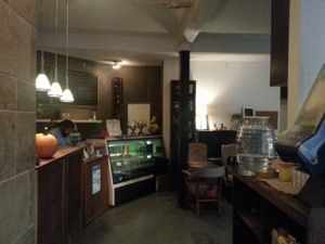 Interior at The Doshi House Cafe in Houston