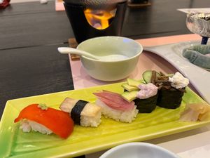 Vegan Sushi - Part of the Vegan Full Course Meal Reserved in Advance at Kurayoshi in Kuroishi
