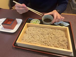 Vegan Zarusoba at Kurayoshi in Kuroishi