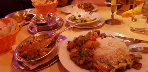 Yummy food at Restaurant Taj Mahal in Salzburg