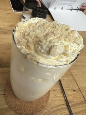 White chocolate mit Mandelmilch  at VRÜH - All Day Breakfast in Dortmund