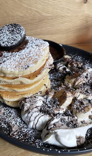 Banana split Pancakes   at VRÜH - All Day Breakfast in Dortmund