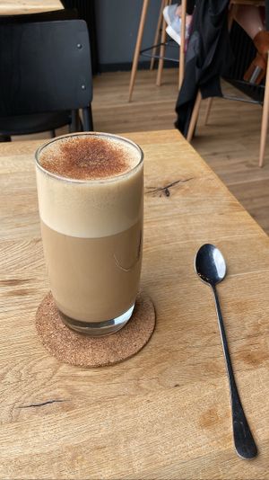 Chai latte. Very nice, not too sweet, well spiced   at VRÜH - All Day Breakfast in Dortmund