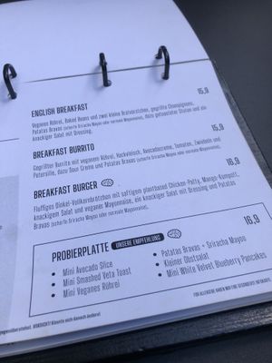 Options   at VRÜH - All Day Breakfast in Dortmund