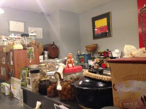 counter at Kobachi-ya in Tokyo