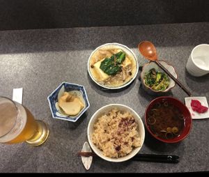 Dinner at Kobachi-ya in Tokyo