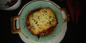 Moussaka at Restaurant Ethos in Traun