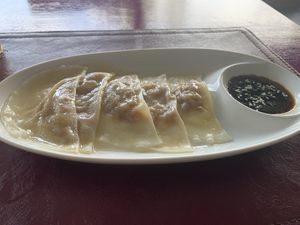 Gyoza. Delicious!  at The Dreaming Tree in Phuket
