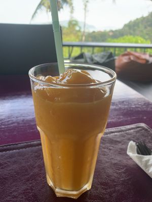 Amazing mango smoothie!  at The Dreaming Tree in Phuket