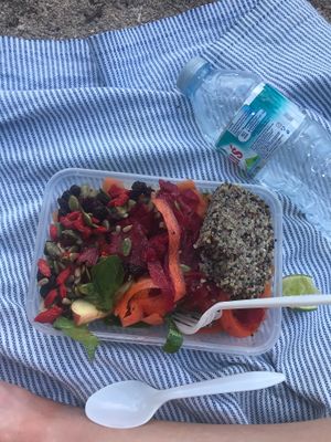 Superfood salad at Living Juices in Koh Tao