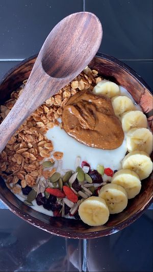 Malibu freeze at Living Juices in Koh Tao