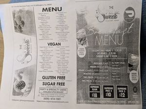 Bakery and Breakfast menu at The Supreme Dessert Shop in Willingboro