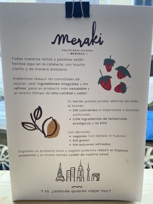   at Meraki - Pastelería Viajera in Menorca