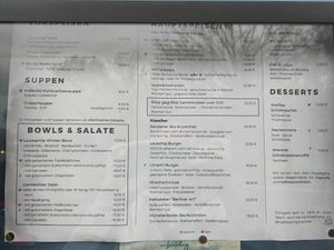 Die Speisekarte Stand April 2024 at Das Lauschig in Havixbeck