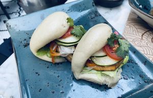 Vegan Bao  at Piso Uno in Santiago