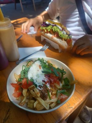 todo muy rico!, recomendadísimo! at La Vegana Carnavalera in Lican Ray