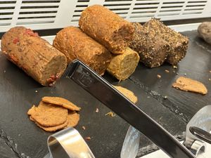 vegan sausages  at Die Vegane Fleischerei in Dresden