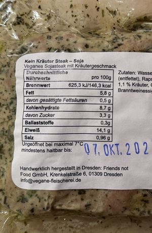   at Die Vegane Fleischerei in Dresden