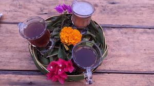 Tea and coffee #Veganuary at Hippie Paws in Mandrem