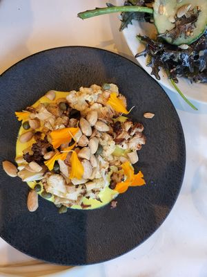 Roasted squash at Nourish Kitchen & Cafe in Victoria