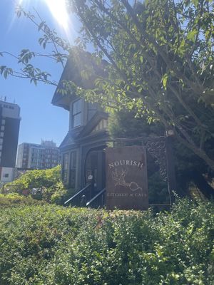 Exterior of cafe  at Nourish Kitchen & Cafe in Victoria