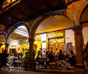 Portal de Panes de la Plaza de Armas del Cusco at El Jardin Healthy Food And Coffee in Cusco