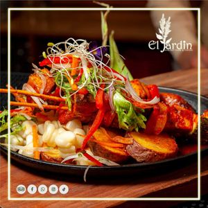 Anticucho Veggie at El Jardin Healthy Food And Coffee in Cusco