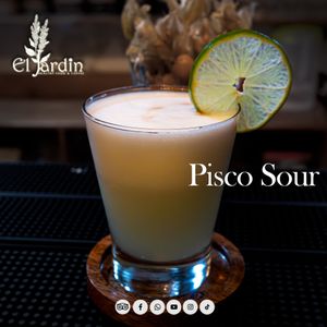 Pisco Sour at El Jardin Healthy Food And Coffee in Cusco