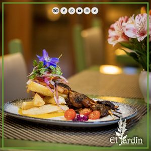 Vegan Anticucho at El Jardin Healthy Food And Coffee in Cusco