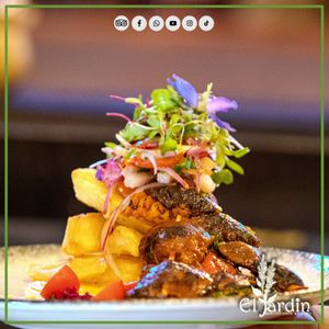 Vegan Anticucho at El Jardin Healthy Food And Coffee in Cusco