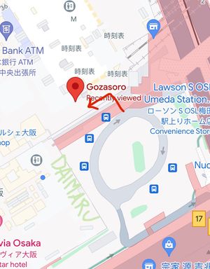   at Gozasoro in Osaka