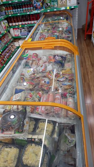Frozen products at Viên Tuệ Chay in Go Cong