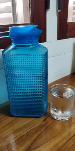 Free chilled water at Vida Bakery Cafe in Pakxe