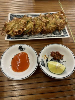 Crispy fried mushrooms   at Tam Coc Ngo Dong Homestay and Vegan Restaurant in Ninh Binh