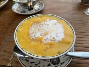 Mango based dessert   at Tam Coc Ngo Dong Homestay and Vegan Restaurant in Ninh Binh