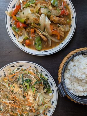 Huge portions at Tam Coc Ngo Dong Homestay and Vegan Restaurant in Ninh Binh