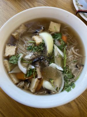 Pho  at ChuMinh Tofu and Veggie Deli in Seattle