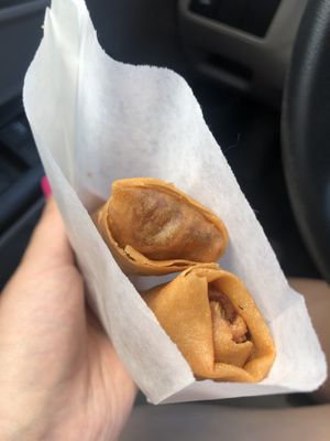 Egg rolls  at ChuMinh Tofu and Veggie Deli in Seattle