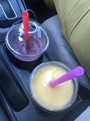 Boba smoothies   at ChuMinh Tofu and Veggie Deli in Seattle