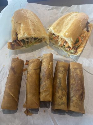 Banh mi and rolls  at ChuMinh Tofu and Veggie Deli in Seattle