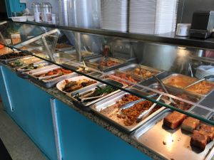 Buffet at ChuMinh Tofu and Veggie Deli in Seattle