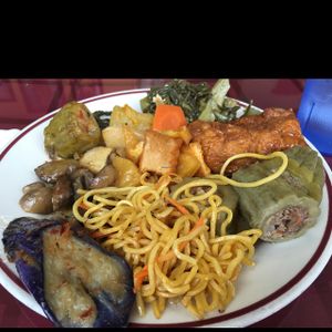 My First Buffet Serving Today at ChuMinh Tofu and Veggie Deli in Seattle