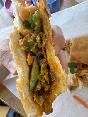 Lemongrass chickn  at ChuMinh Tofu and Veggie Deli in Seattle