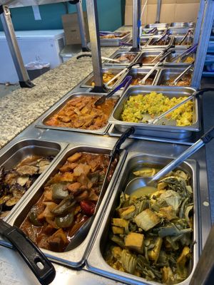 Buffet  at ChuMinh Tofu and Veggie Deli in Seattle