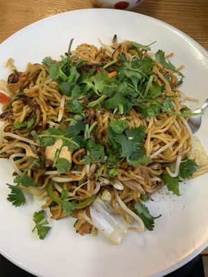 Chow mein at ChuMinh Tofu and Veggie Deli in Seattle